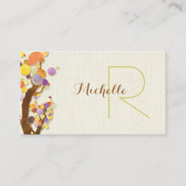 木お洒落々+Burlapモノグラム 名刺