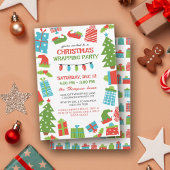 木お洒落とギフトのクリスマスラッピングパーティー 招待状