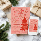 木お洒落とコテージのクリスマスパーティー 招待状