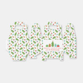 木お洒落と贈り物メリークリスマス フェイバーボックス (折り畳みなし)