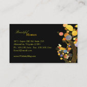 木お洒落のインテリアデザイン 名刺 (裏面)