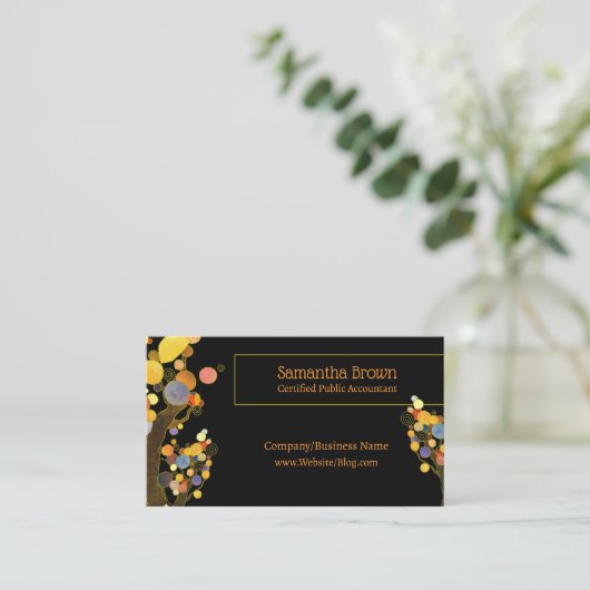 木お洒落のカスタム 名刺 (スタンド正面)