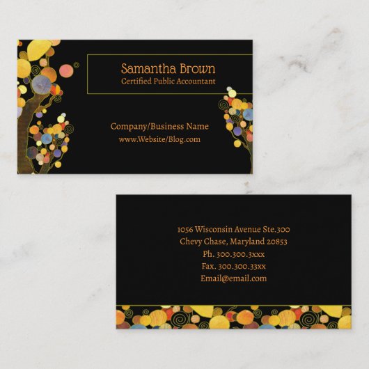 木お洒落のカスタム 名刺 (正面/裏面)