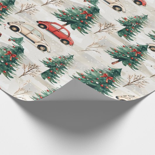 木お洒落のクリスマスの包み紙 ラッピングペーパー (角)