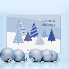 木お洒落のクリスマスカード シーズンカード