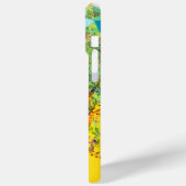 木お洒落の鳥の明るい色のミュージカル・ノート Case-Mate iPhoneケース (裏面 / 左)