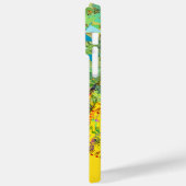 木お洒落の鳥の明るい色のミュージカル・ノート Case-Mate iPhoneケース (裏面 / 左)