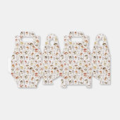 木お洒落地きのこ模様 フェイバーボックス (折り畳みなし)