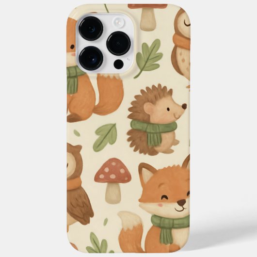 木お洒落地動物模様 Case-Mate iPhoneケース (裏面)