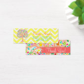 木お洒落 – 赤ちゃんシャワー「ありがとう」ラベル (デスク)