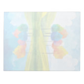 木お洒落- 11インチx 8.5インチメモ帳 ノートパッド (正面)