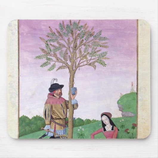 木からのスケッチの樹液 マウスパッド (正面)