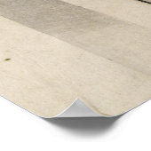 木からぶら下がったの鐘 – ウッドブ日本のロック ポスター (角)