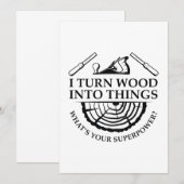 木から木へ変わる サンキューカード (正面/裏面)