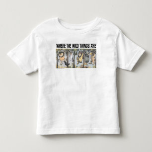木から激しく揺れるワイルドなモノとマックス トドラーTシャツ