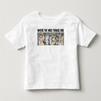 木から激しく揺れるワイルドなモノとマックス トドラーTシャツ