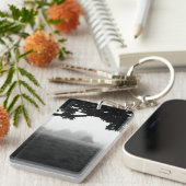 木から現れる朝の霧 キーホルダー (正面右)