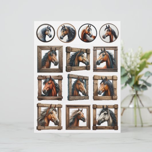 木かわいらしの枠を見動揺してている馬 (スタンド正面)