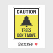 木が動かないよう注意 シール (シート)