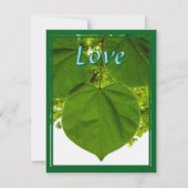 木が太陽を愛するようにあなたを愛している シーズンカード (正面)