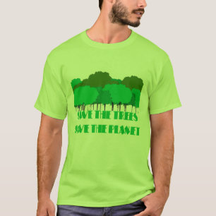木が救地球を救う Tシャツ