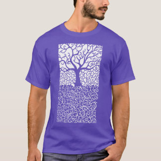 木が枯れた Tシャツ