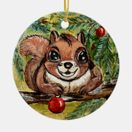 木が見える素晴らし! セラミックオーナメント