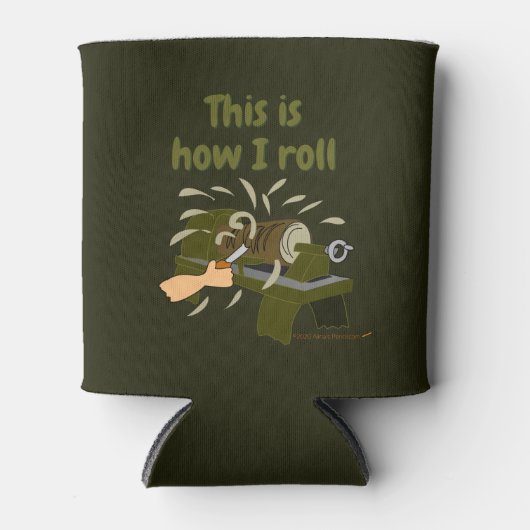 木こりのギフト私は漫画の転がレイズの方法 缶クーラー (正面)