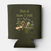 木こりのギフト私は漫画の転がレイズの方法 缶クーラー (裏面)