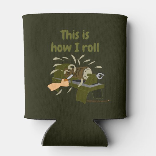 木こりのギフト私は漫画の転がレイズの方法 缶クーラー (裏面)