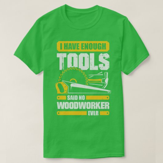 木こりは今まで言わなかった Tシャツ (デザイン正面)
