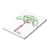 木じゃない! – ジム・ローン ノートパッド (回転)