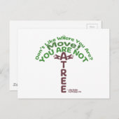 木じゃない! – ジム・ローン ポストカード (正面/裏面)