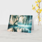 木つるの上から考えスイング カード (黄色い花)