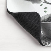 木で割れたカップ。 マウスパッド (コーナー)