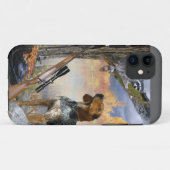 木で引っ掛かるあらいぐま Case-Mate iPhoneケース (裏面(横))