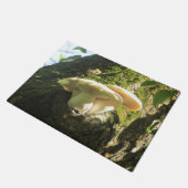 木で育っているきのこ ドアマット (アングル)