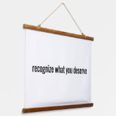 木で覆われた壁のタペストリーに値するもの 吊り下げ型タペストリー (傾斜あり)