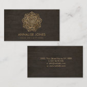 木で金はすの生命の花- 名刺 (正面/裏面)