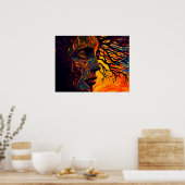 木としての母なる地球 ポスター (キッチン)