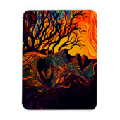 木としての母なる地球 マグネット (縦)