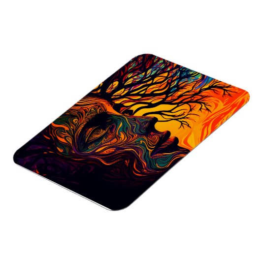 木としての母なる地球 マグネット (左側)