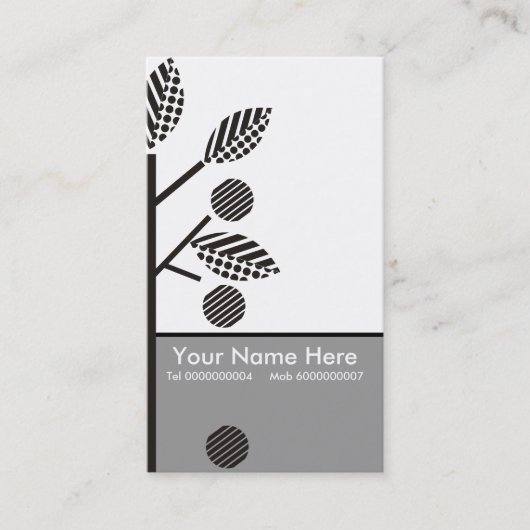 木とそのフルーツ名刺 名刺 (正面)