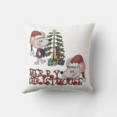 木とのメリーなChristmouse クッション (裏面)