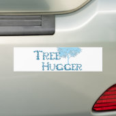 木とのTreeHugger バンパーステッカー (車上)