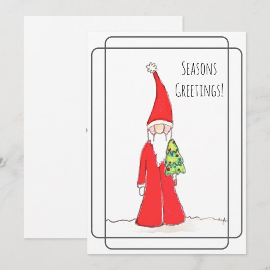 木とエルフ シーズンカード (正面/裏面)