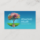 木とシャベル – アーカラフルト 名刺 (正面)