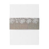 木とレース素朴 招待状ベリーバンド (裏面例)