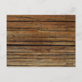 木と光素朴の国の背景 ポストカード (裏面)