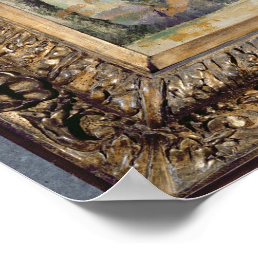 木と家， 1885-86 ポスター (角)